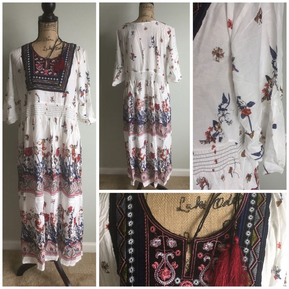 Hippie/Boho Maxi Dress NWT-(2XL)